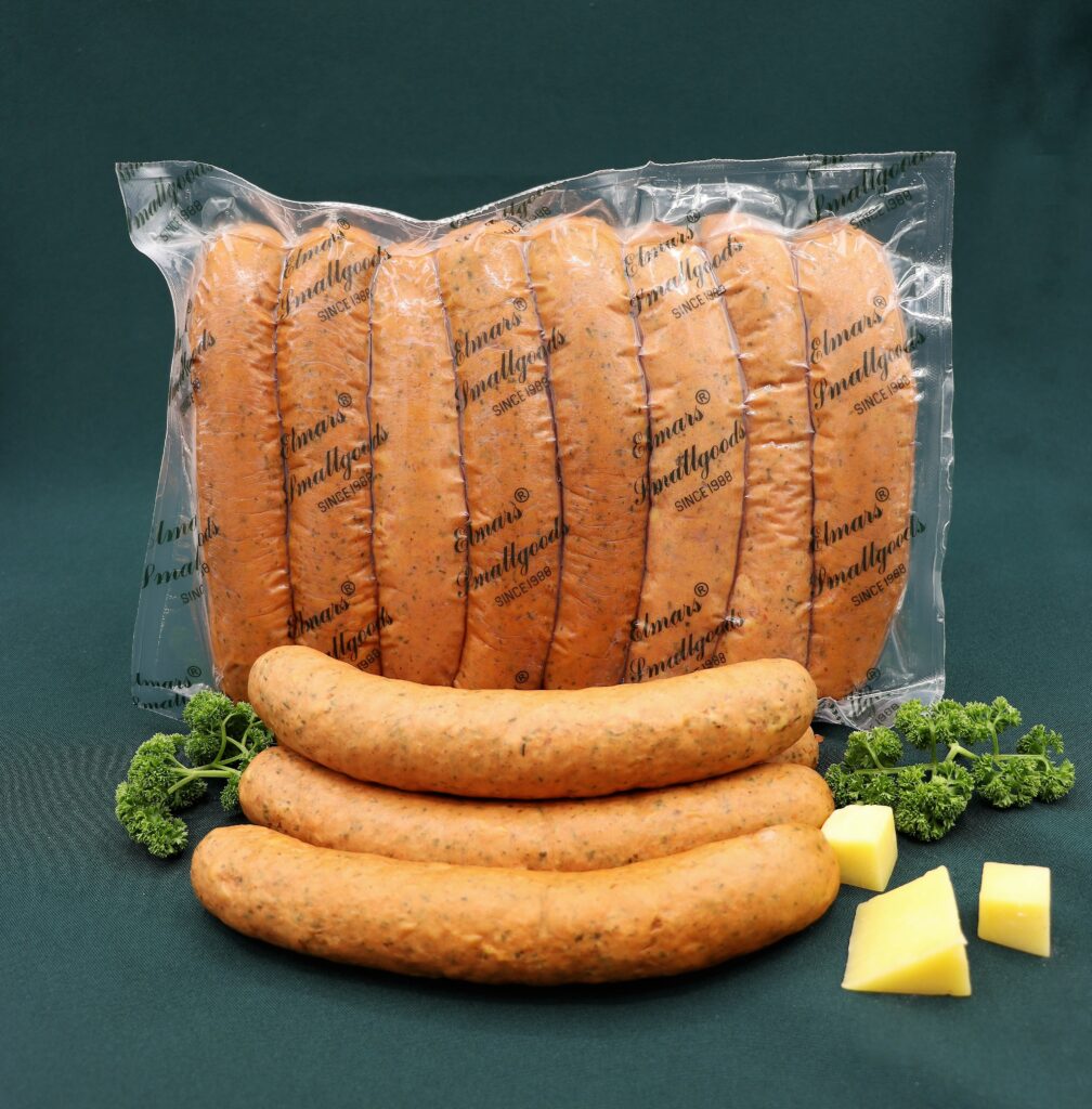Large packet of Cheese Kransky made by Elmar's Smallgoods